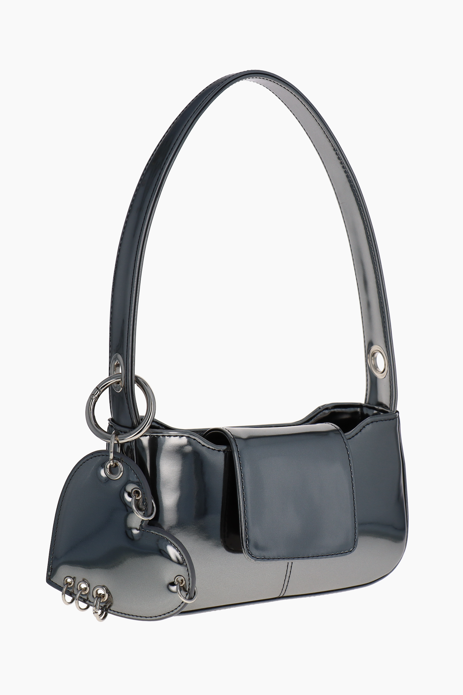 Justine Clenquet Dylan シルバー バック Justine Clenquet - Dylan gun metal bag
