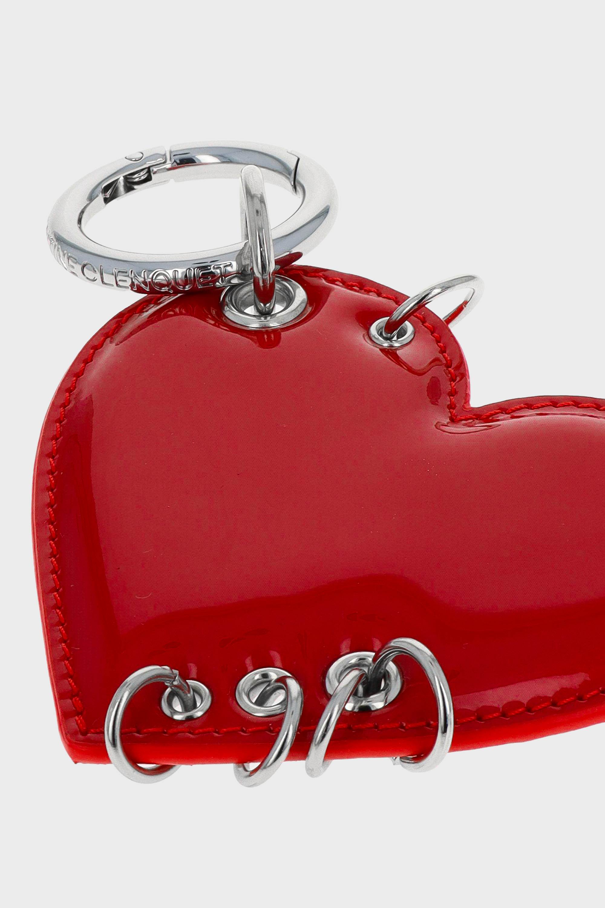 Justine Clenquet - Heart red lipstick charm