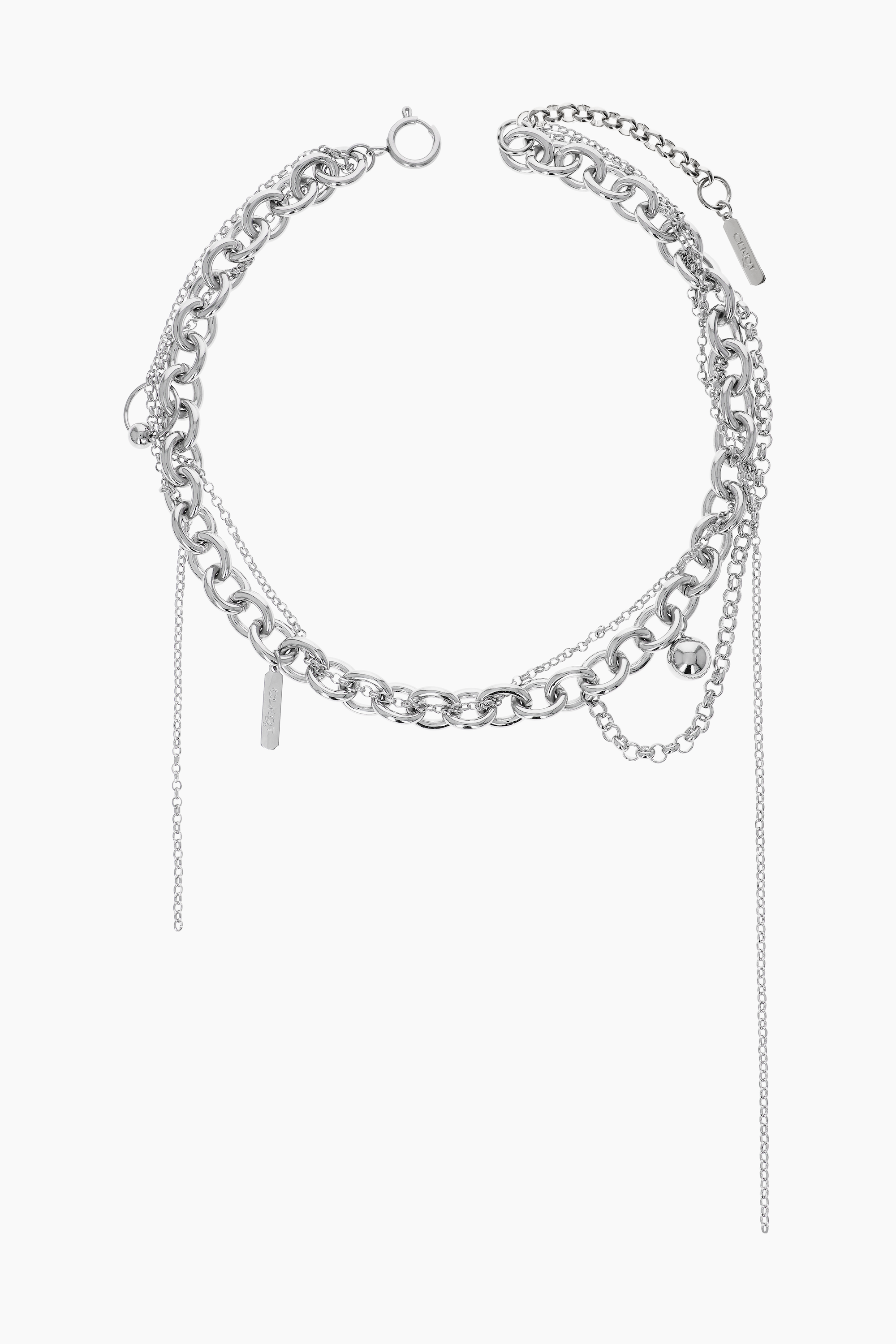 JUSTINE CLENQUET シルバーチェーンネックレス フランス発 ☆Justine Clenquet☆ Lucy チェーンネックレス (Justine
