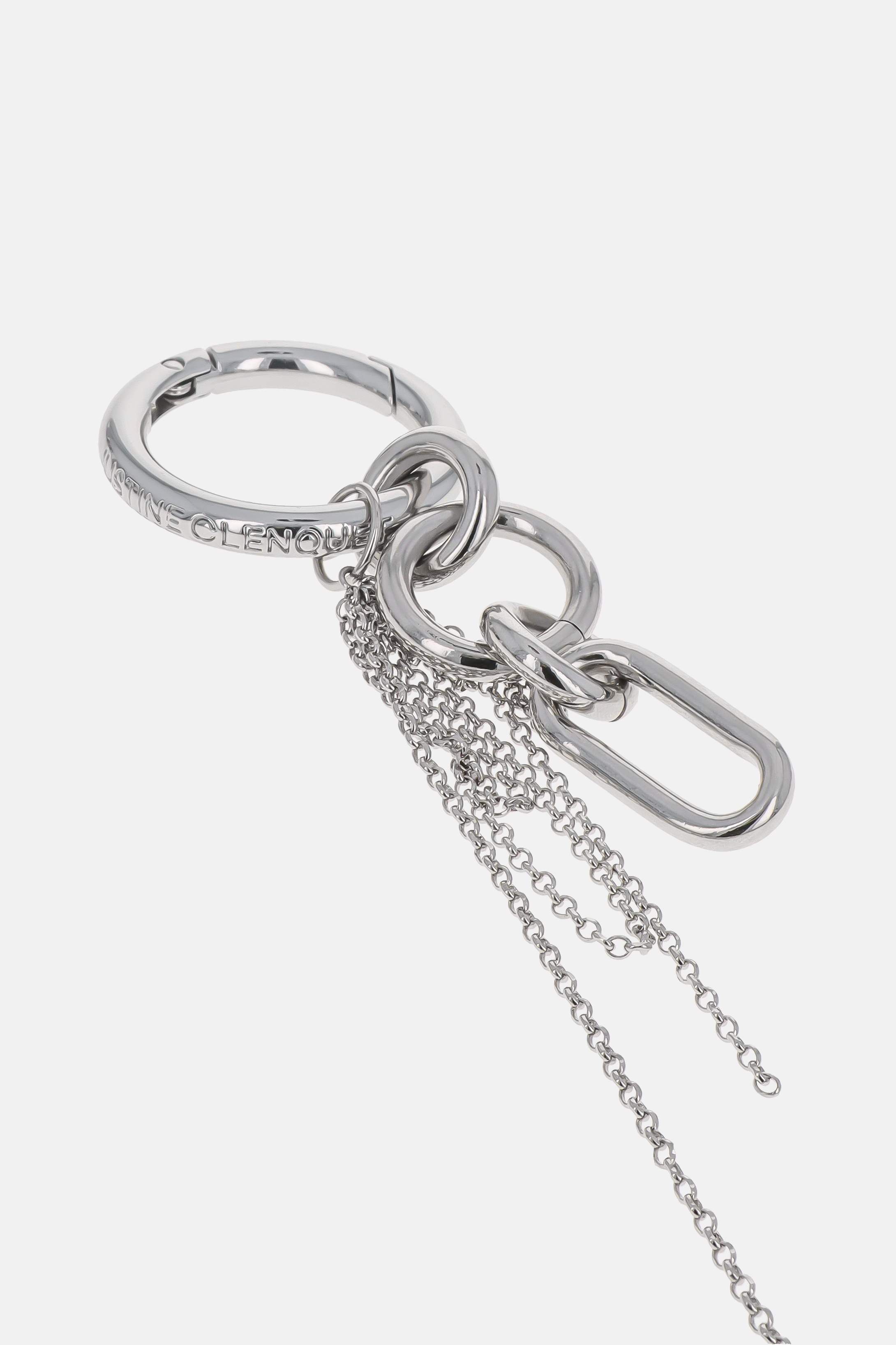 Justine Clenquet - Troy silver keychain