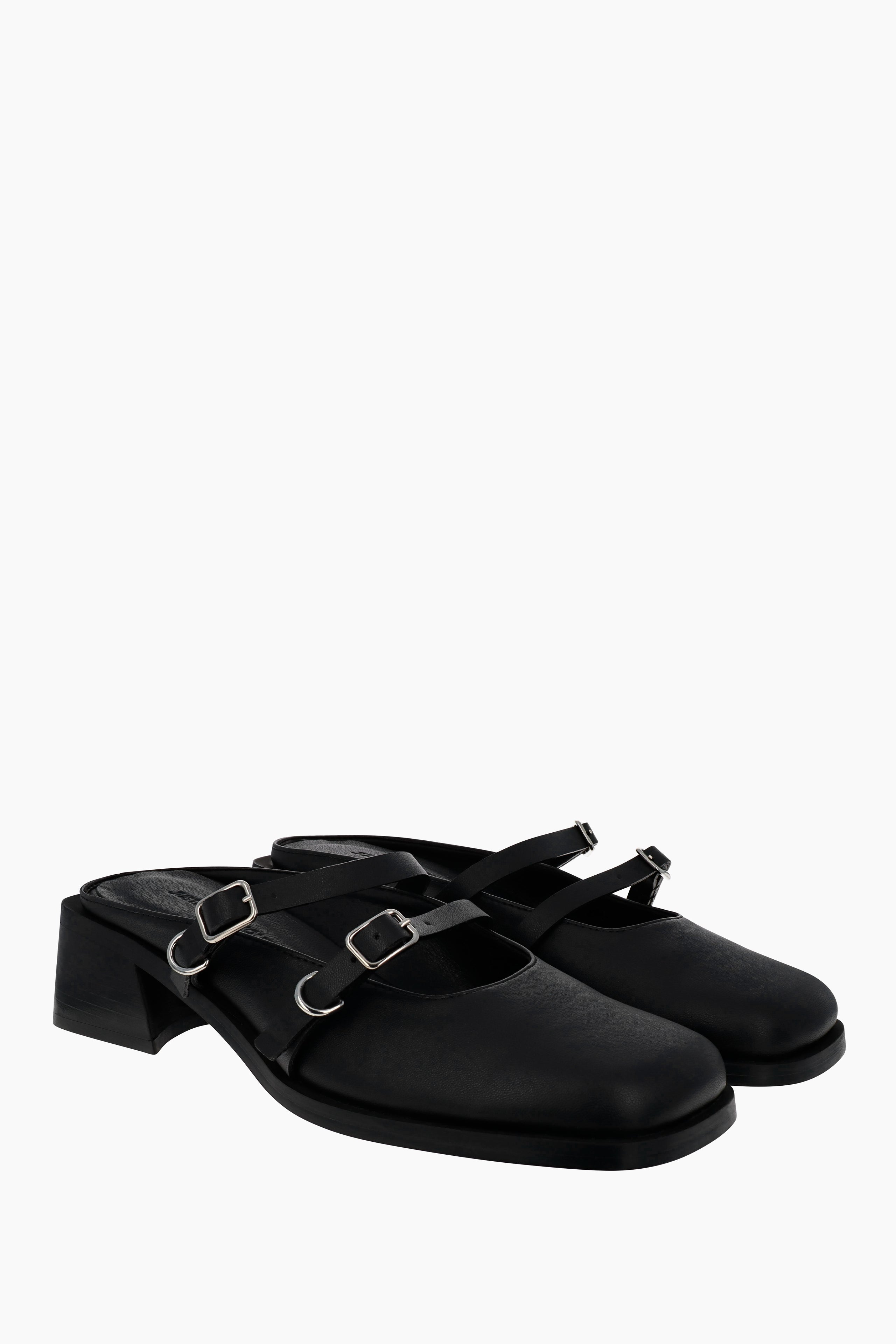 Andie black mules