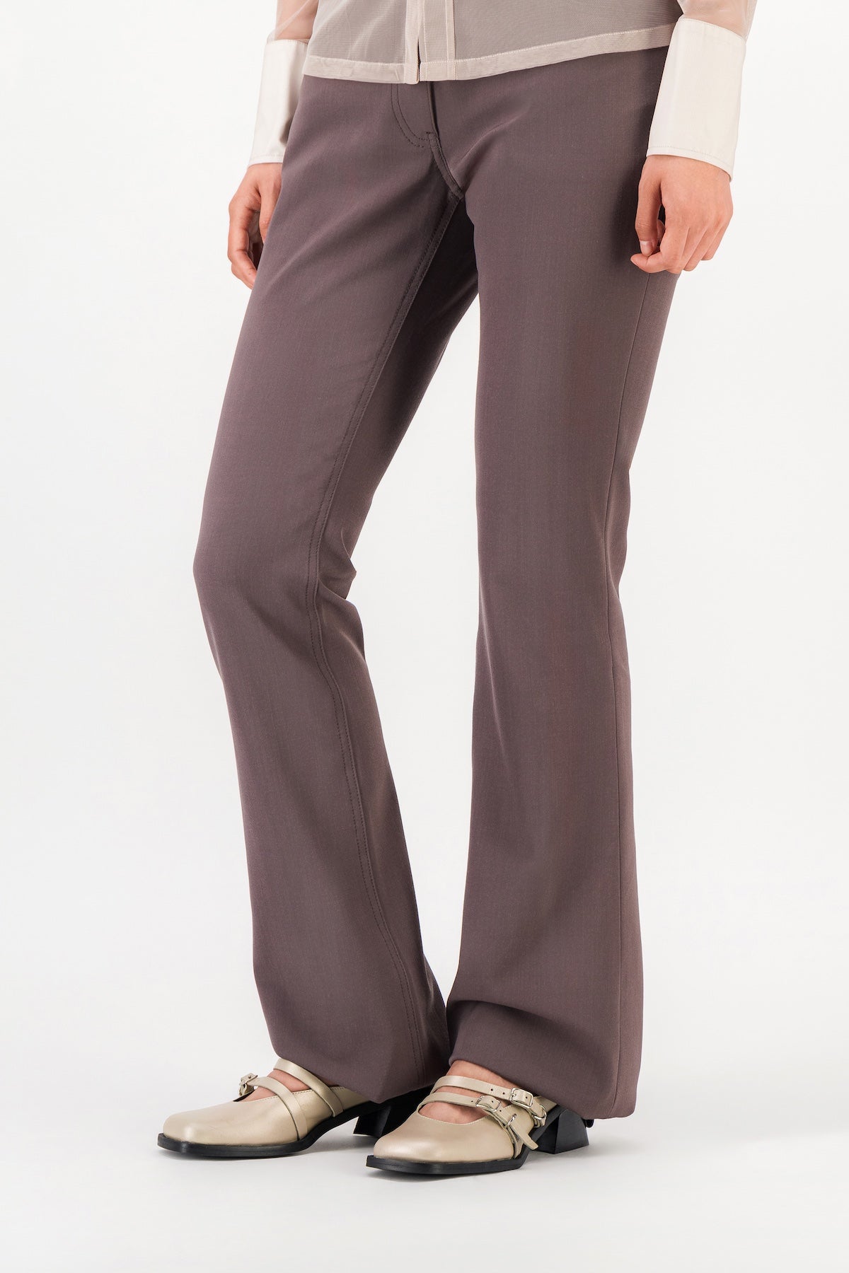 Mules Andie beige nacré