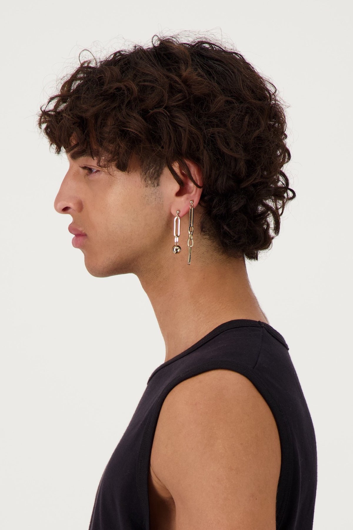 Ali palladium earrings