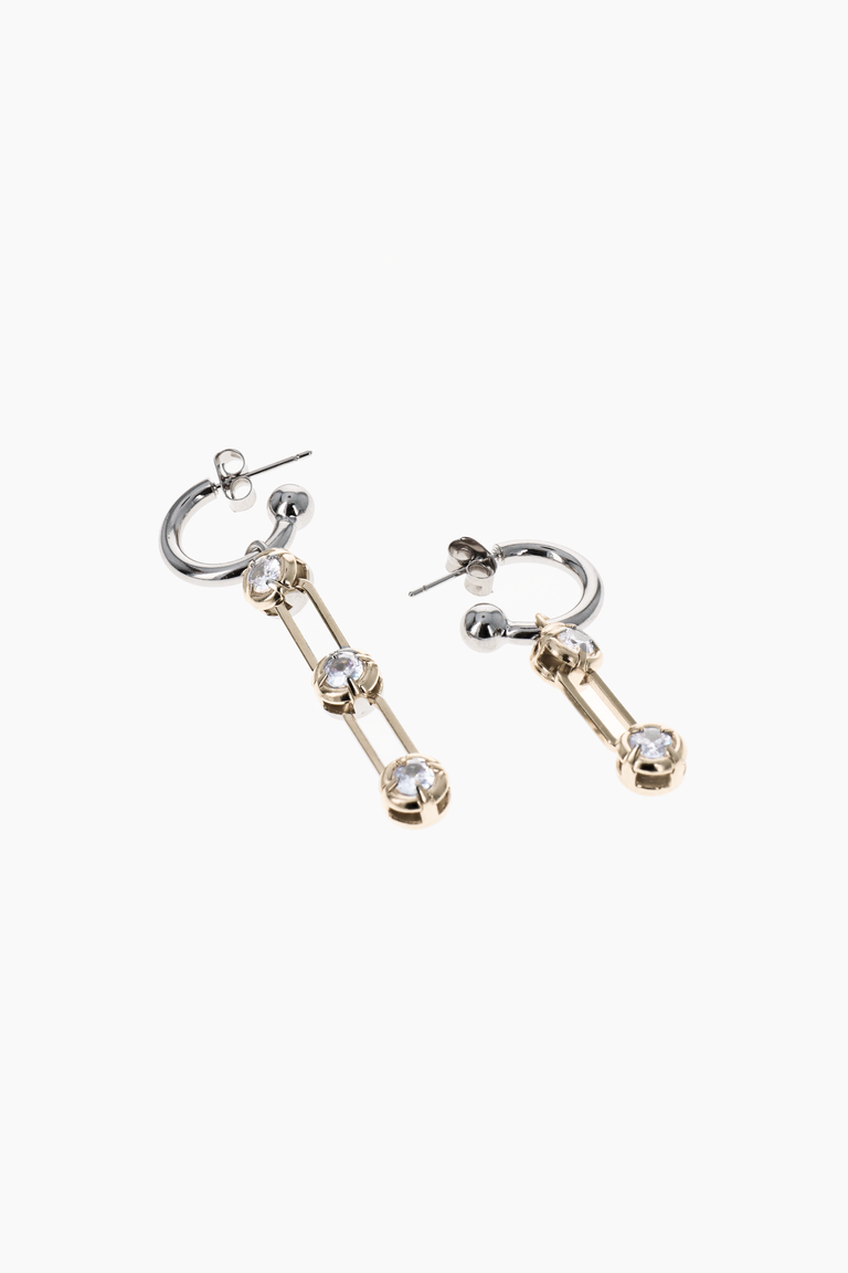 Alva bicolored earrings