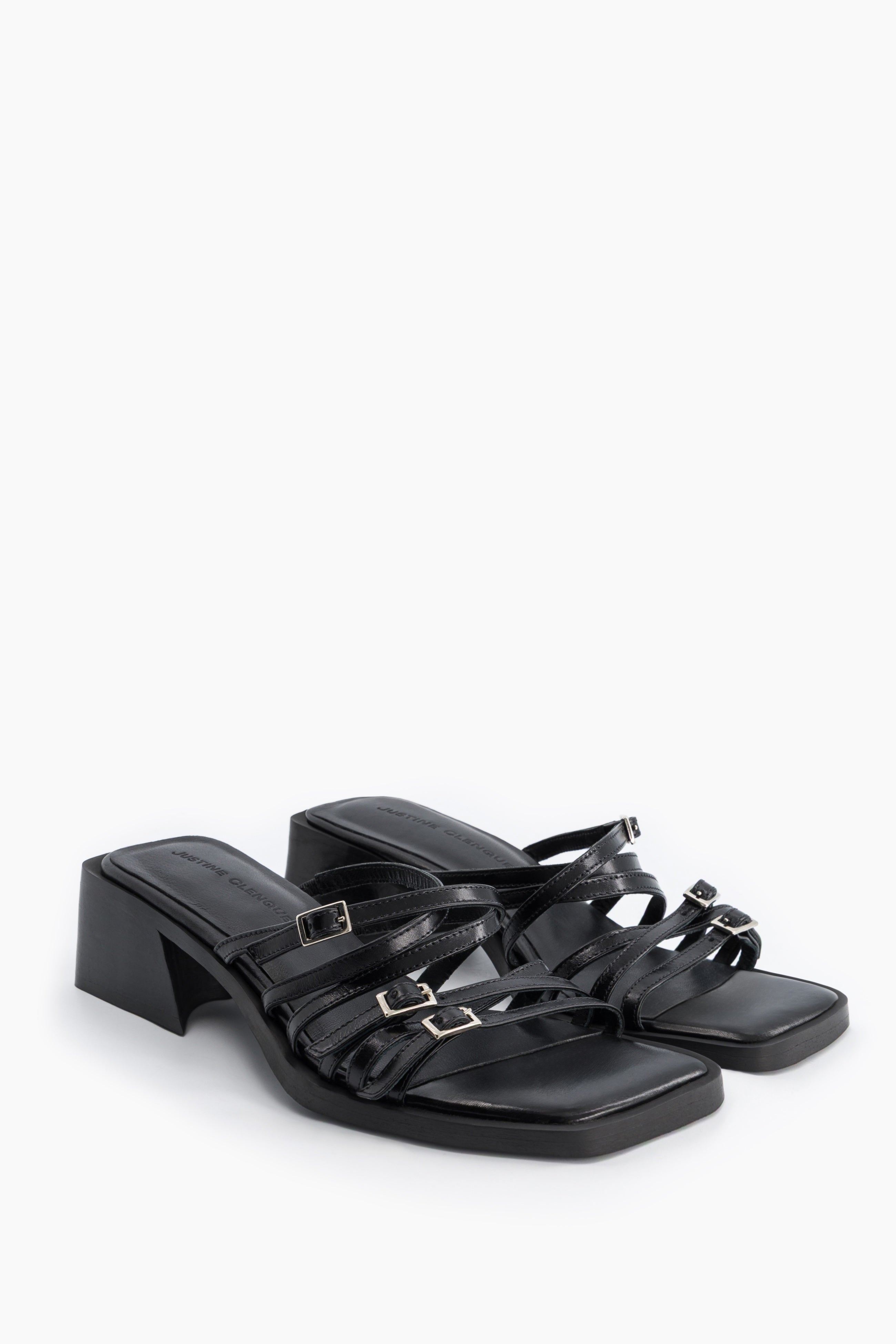 Justine Clenquet - Andie black sandals