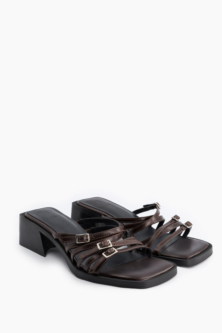 Andie brown sandals