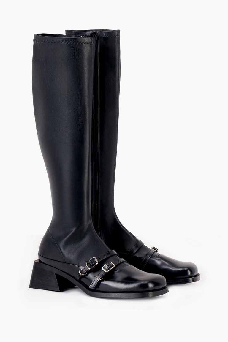 Andie Black High Boots