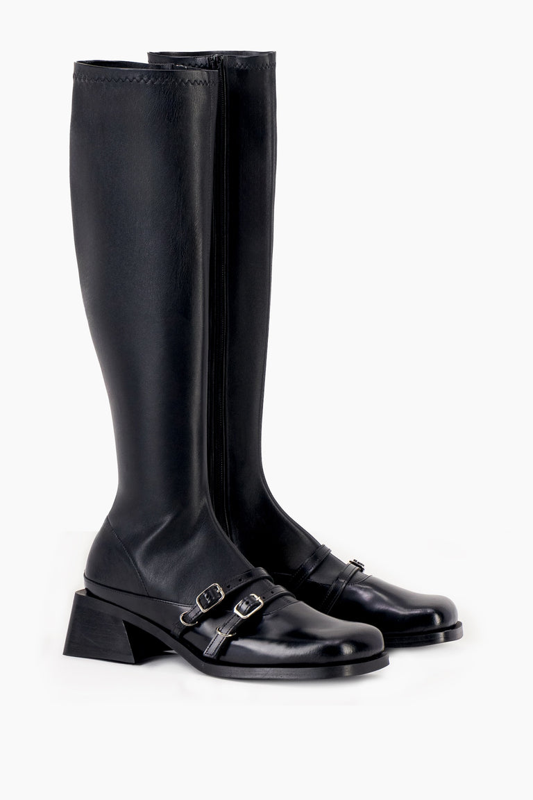 Andie Black High Boots