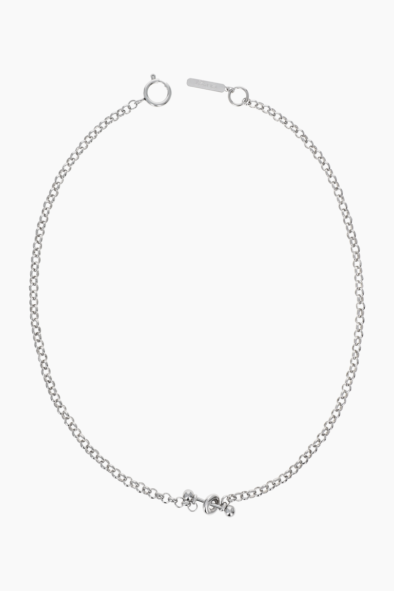 Azel silver necklace