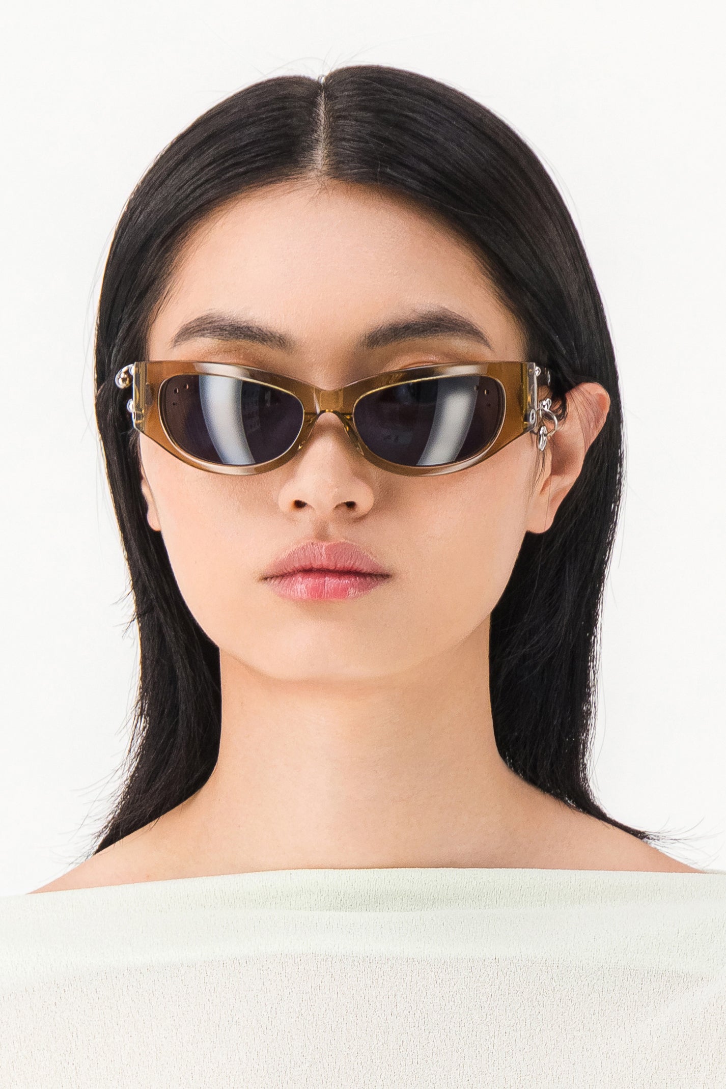 Clara brown sunglasses