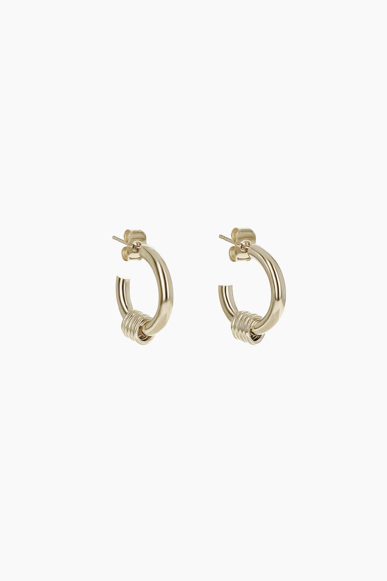 Carrie gold earrings