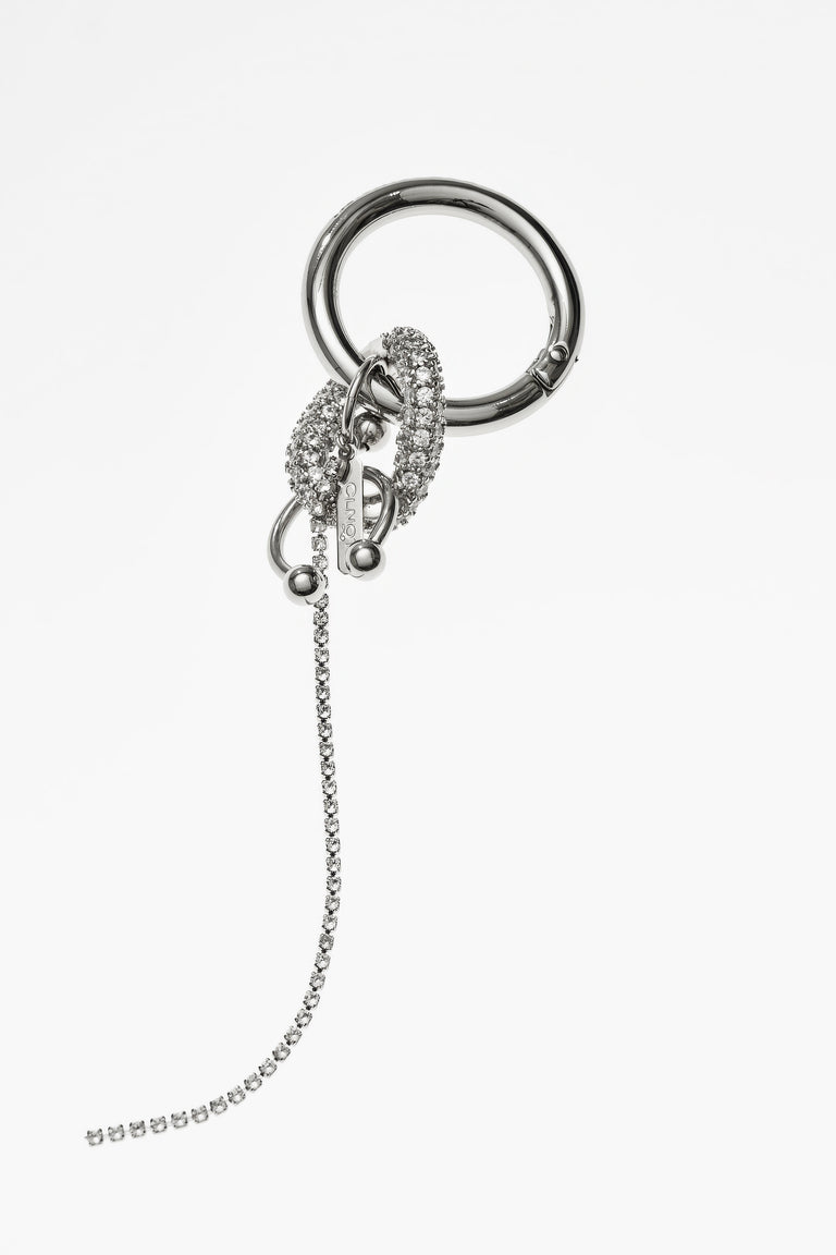 Dolly crystal keychain
