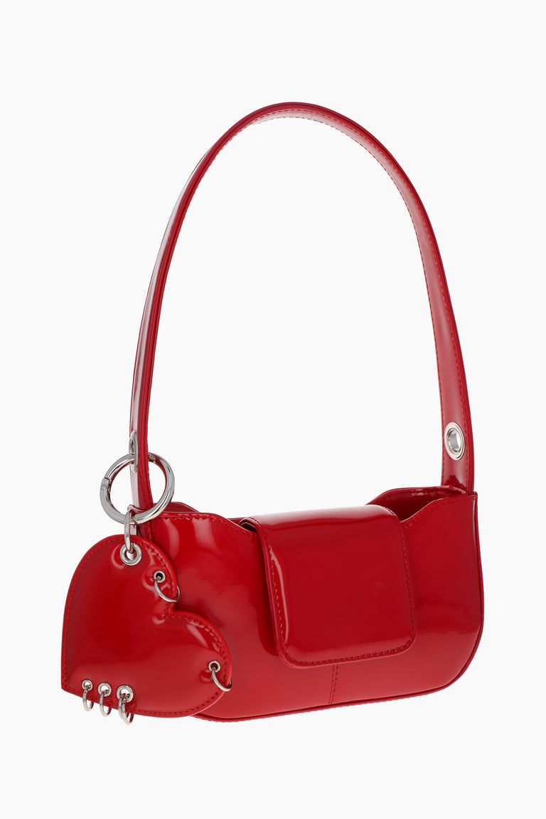 Sac Dylan rouge verni