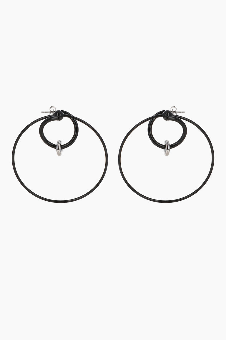 Eva Black Earrings