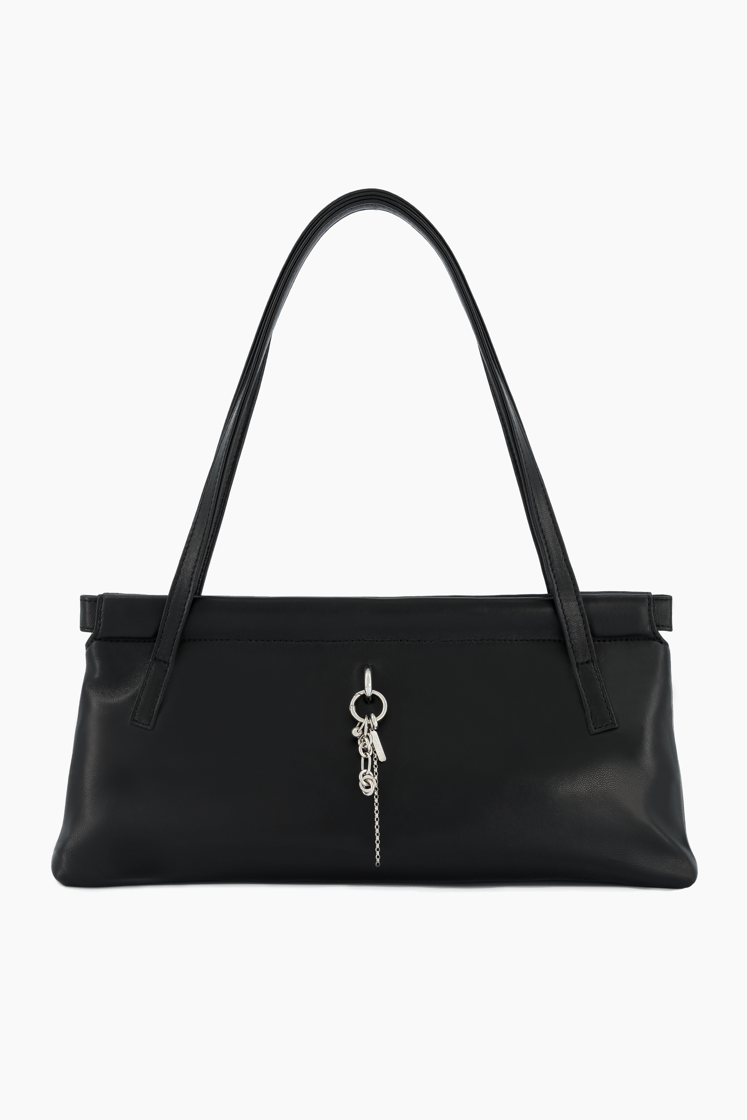 Flor black bag + chain charm