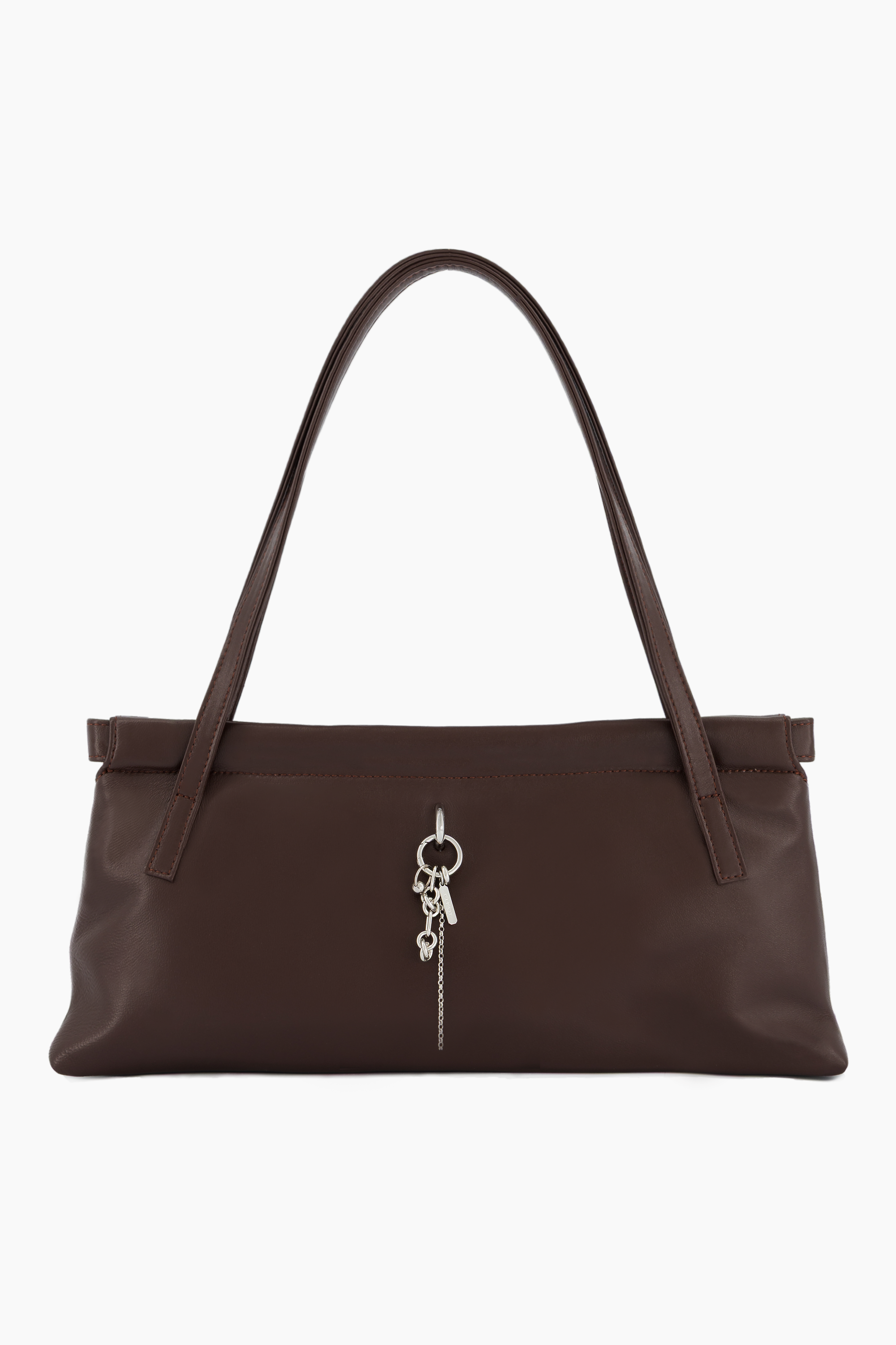 Sac Flor marron + pendentif chaînes