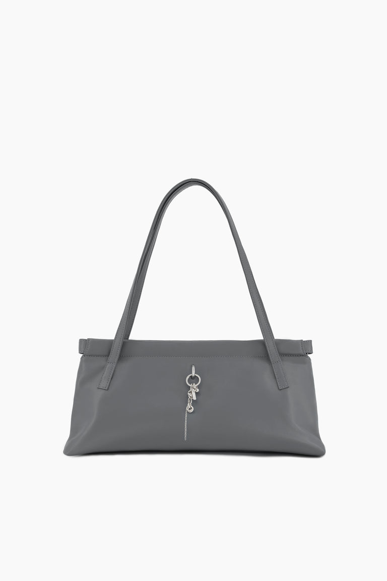 Flor grey bag with chain charm