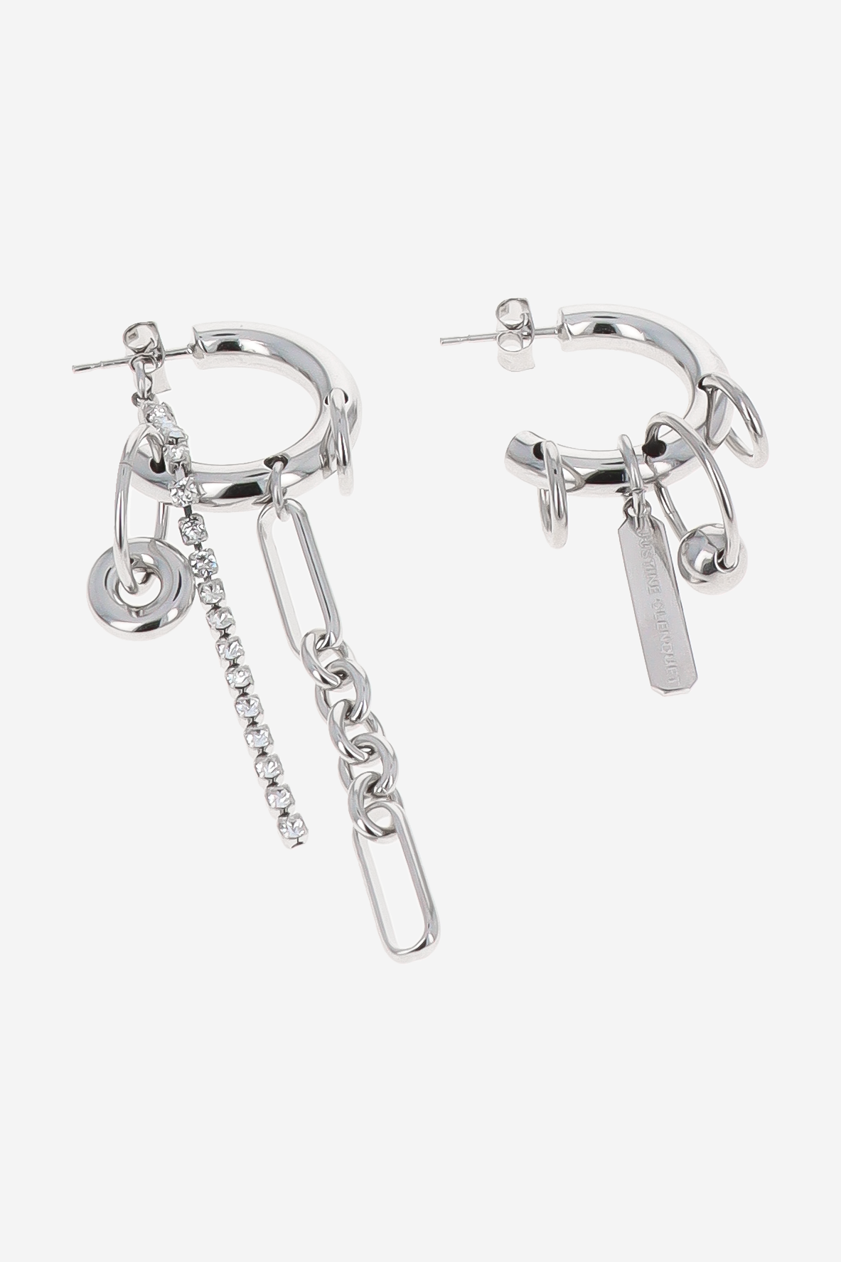 Boucles d'oreilles Iris cristal