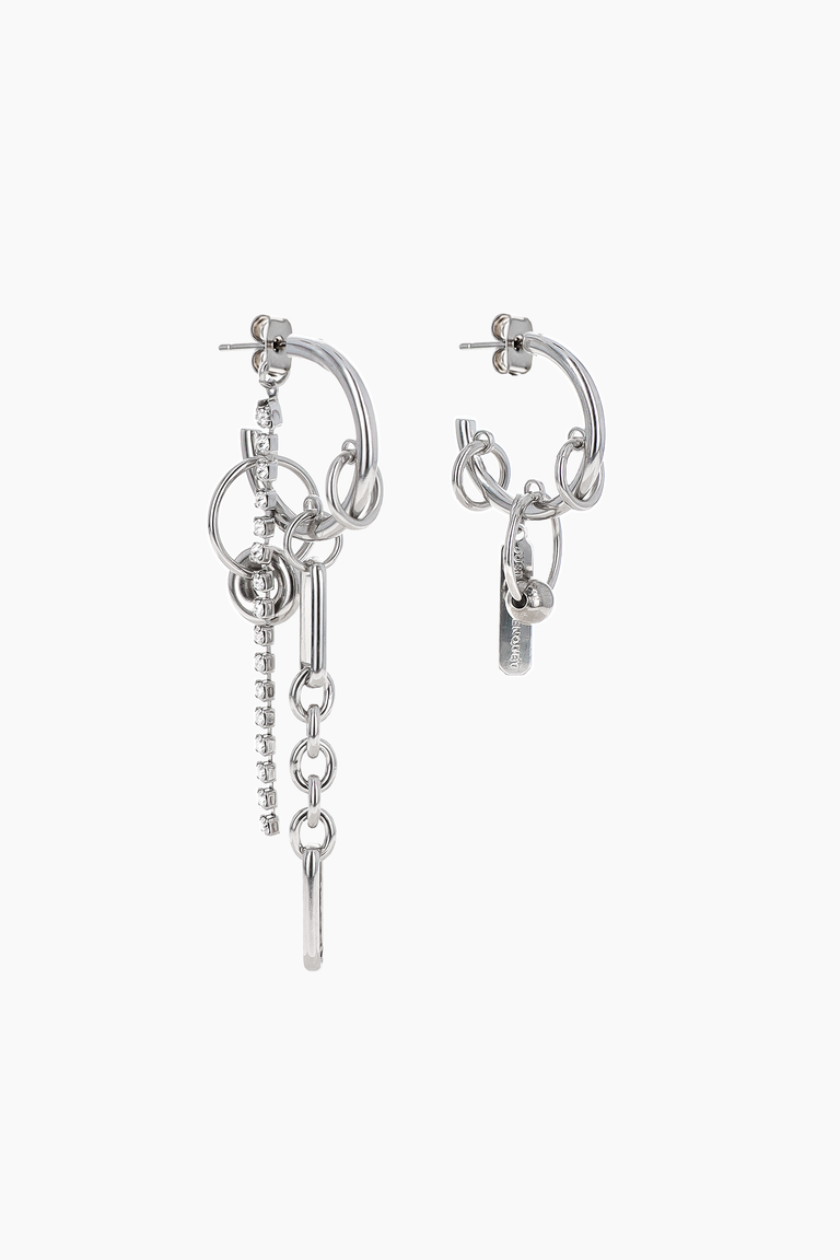 Iris crystal earrings