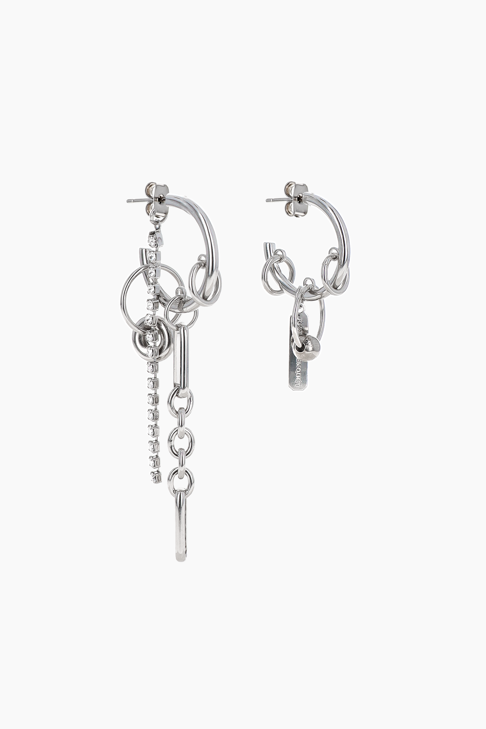 Boucles d'oreilles Iris cristal