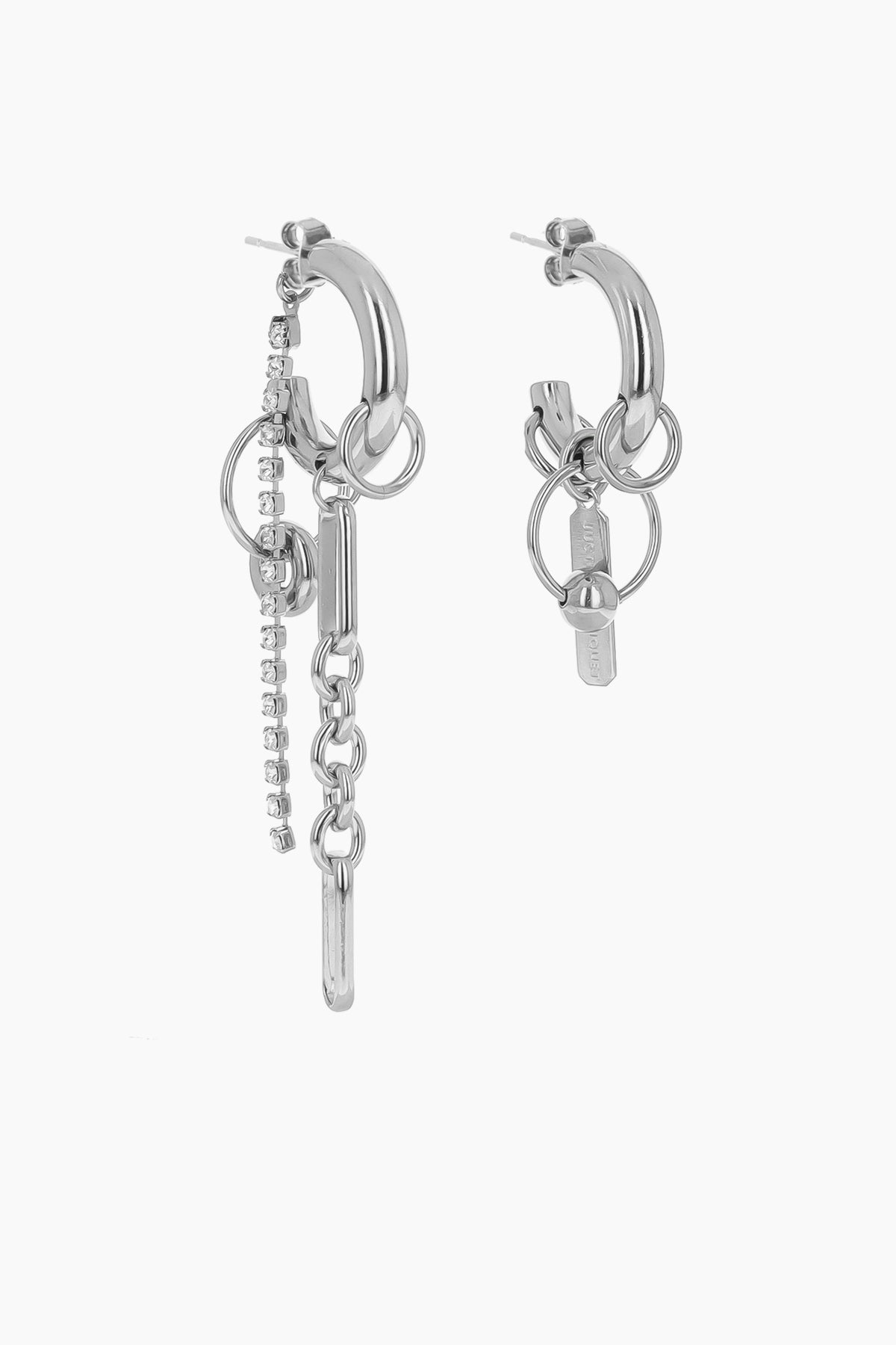Iris crystal earrings
