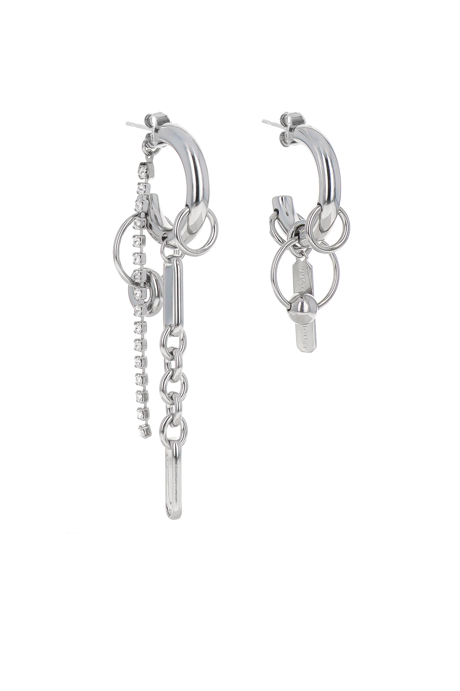 Boucles d'oreilles Iris cristal