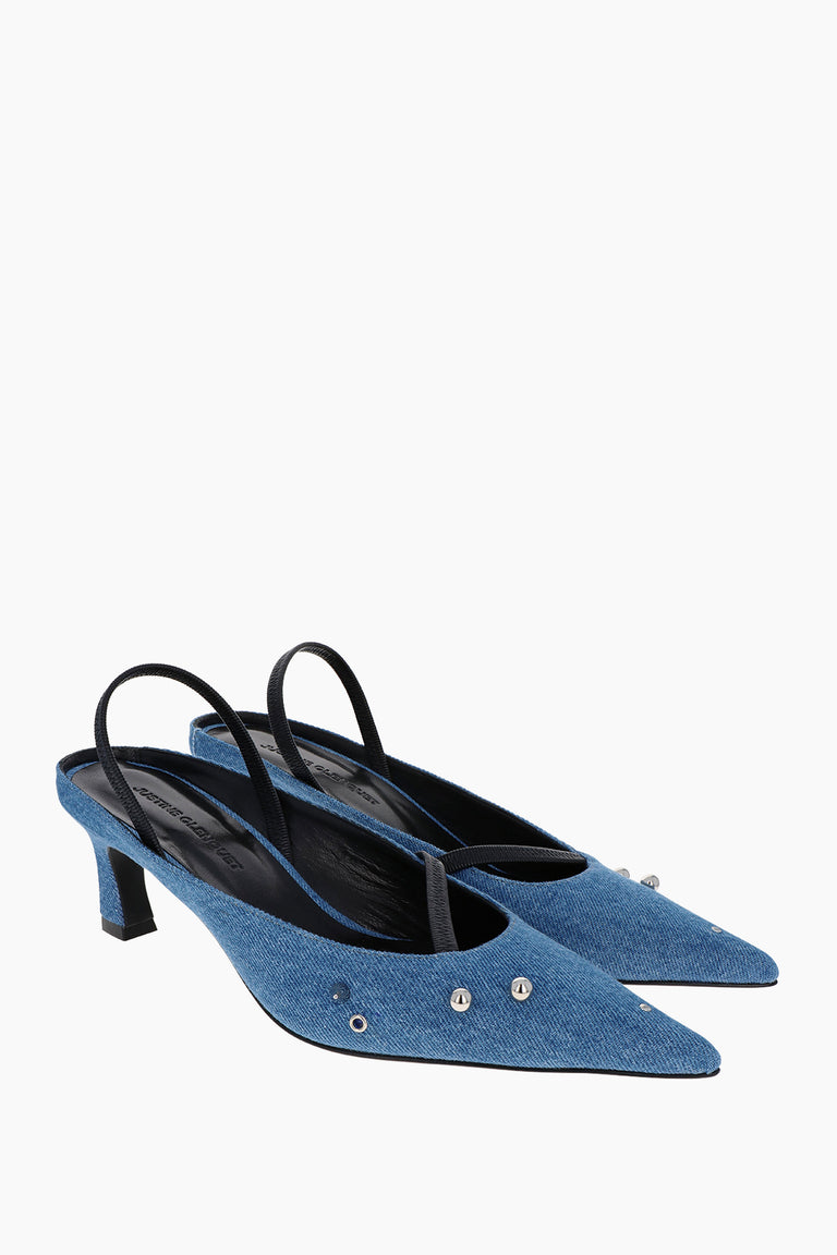 Joy denim blue slingbacks