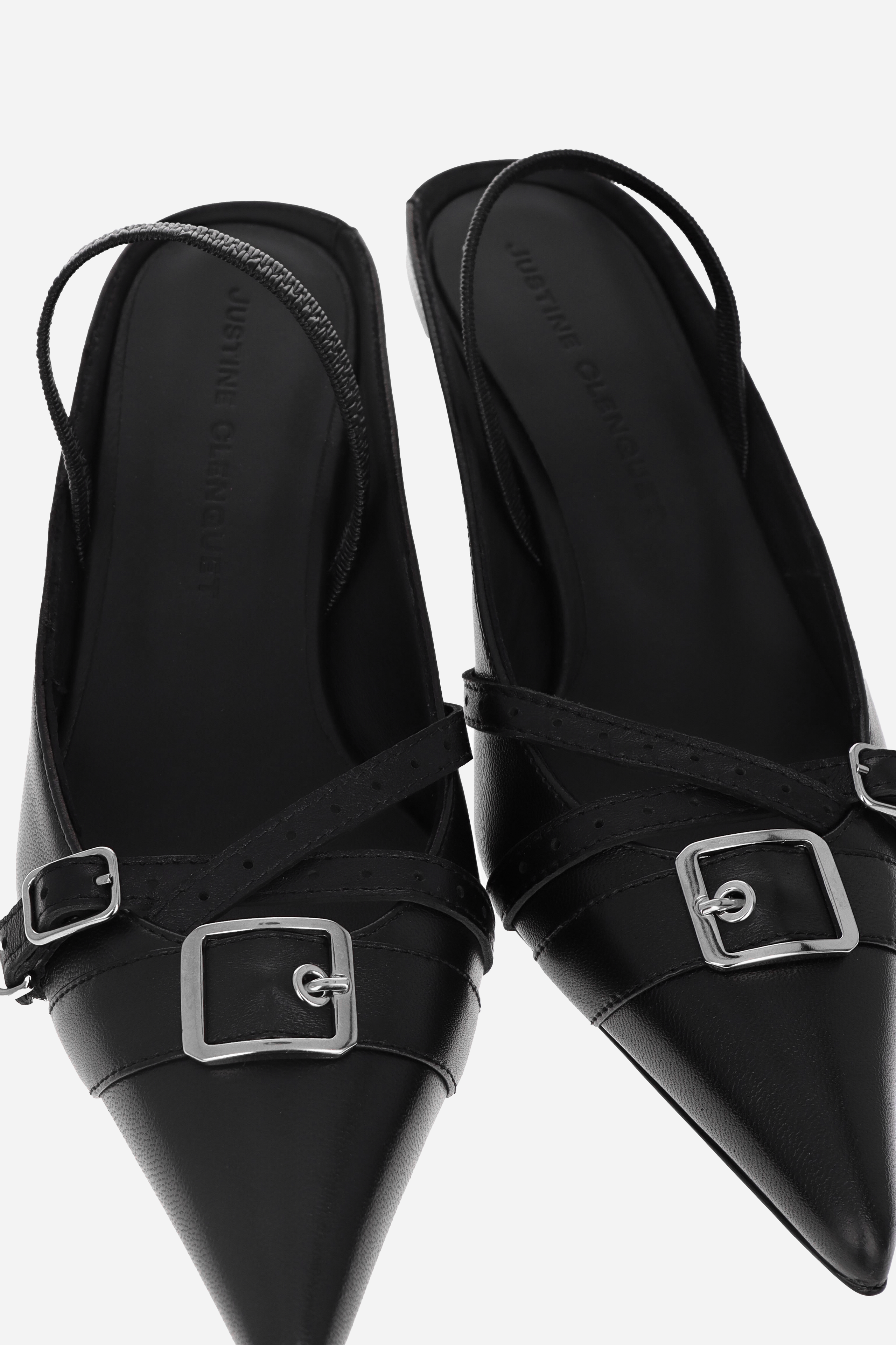 Joan black slingbacks