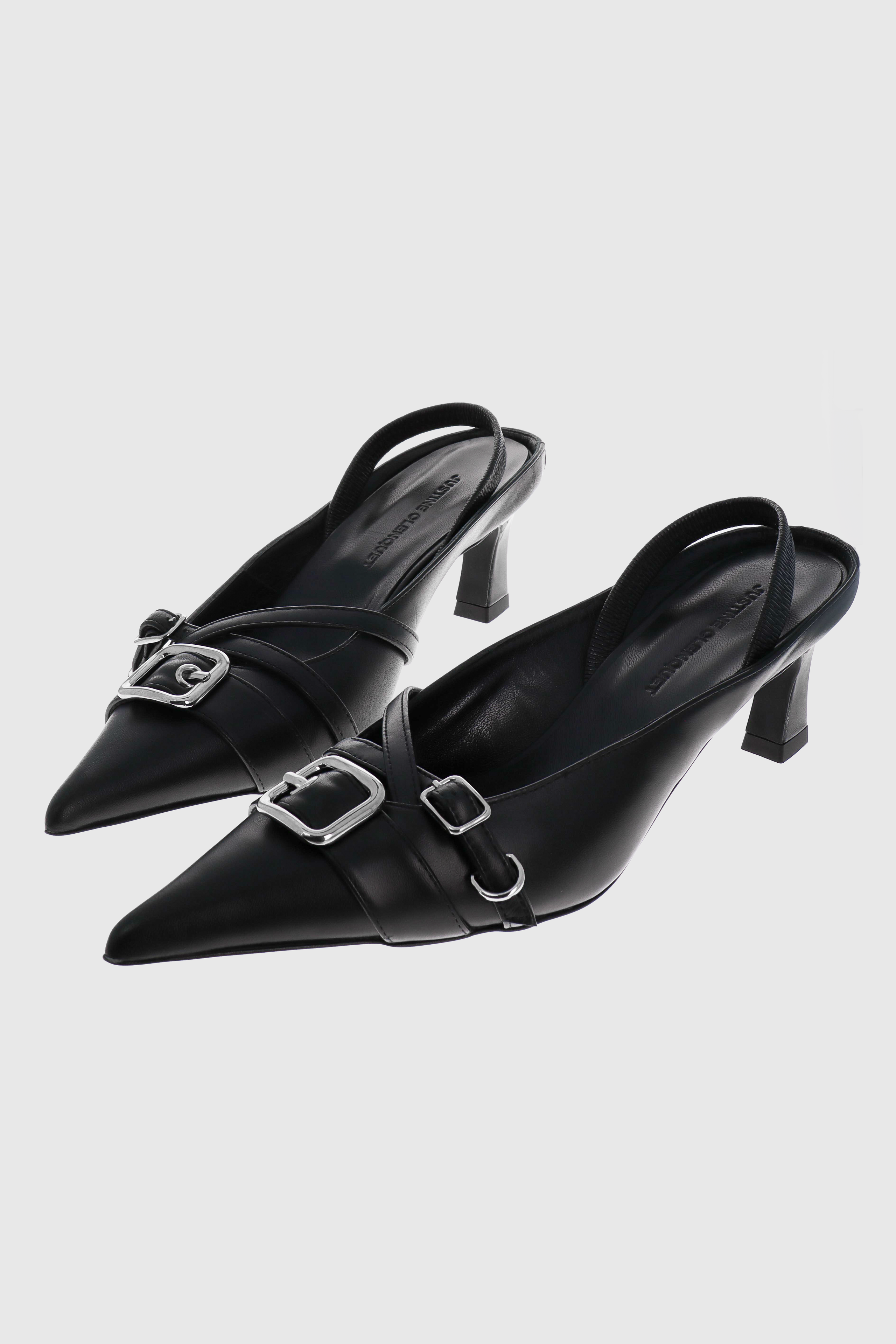 Joan black slingbacks