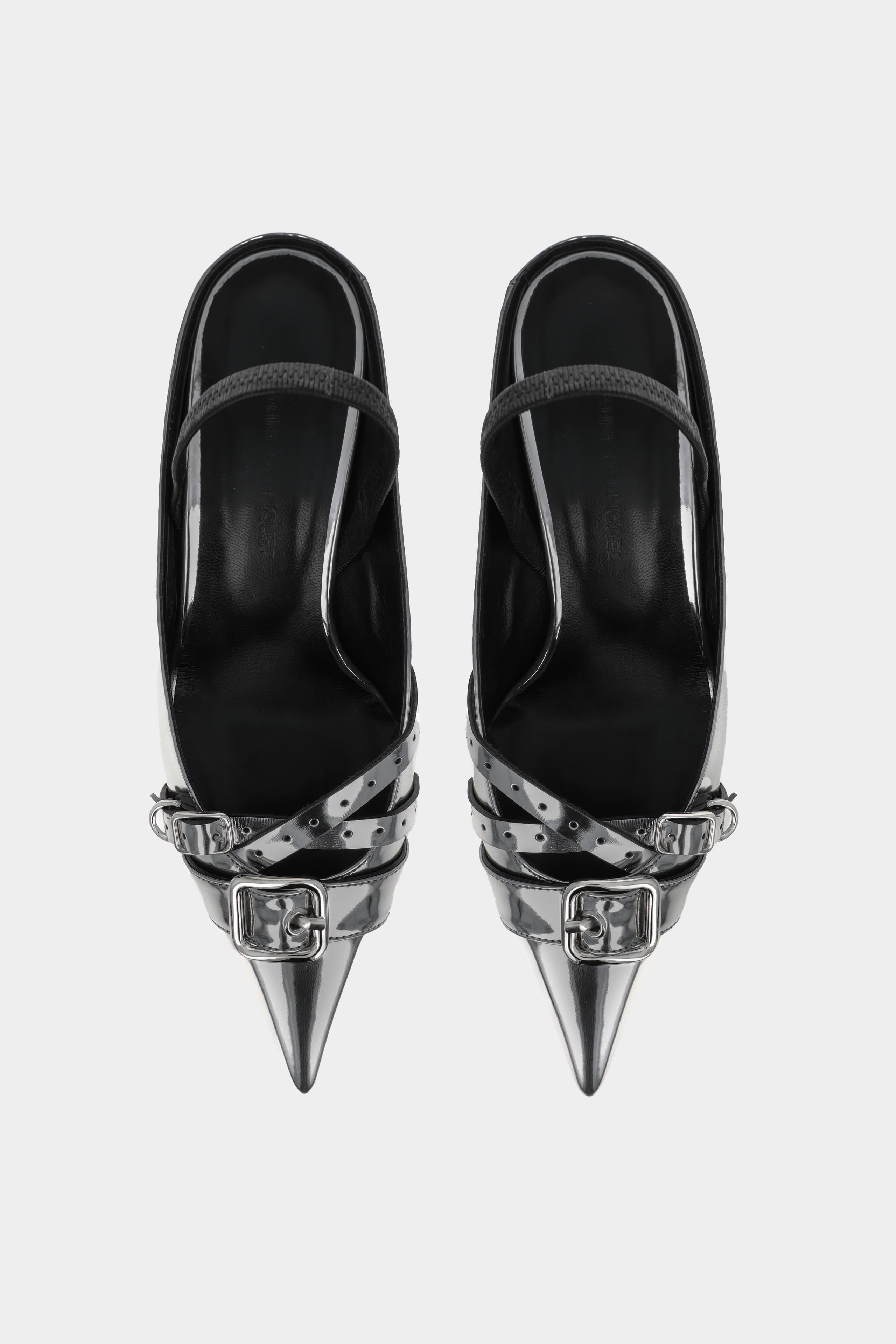 Joan Gun metal Slingbacks