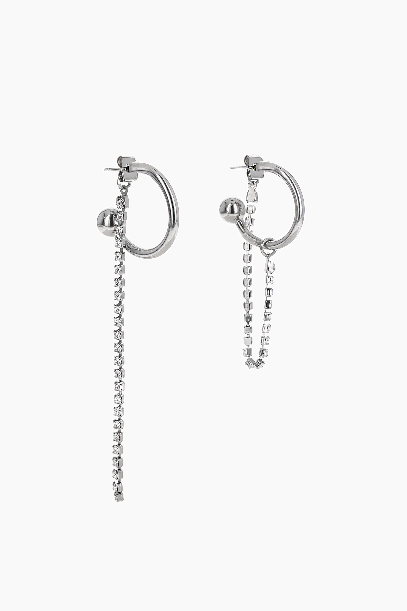 Boucles d'oreilles Julia cristal