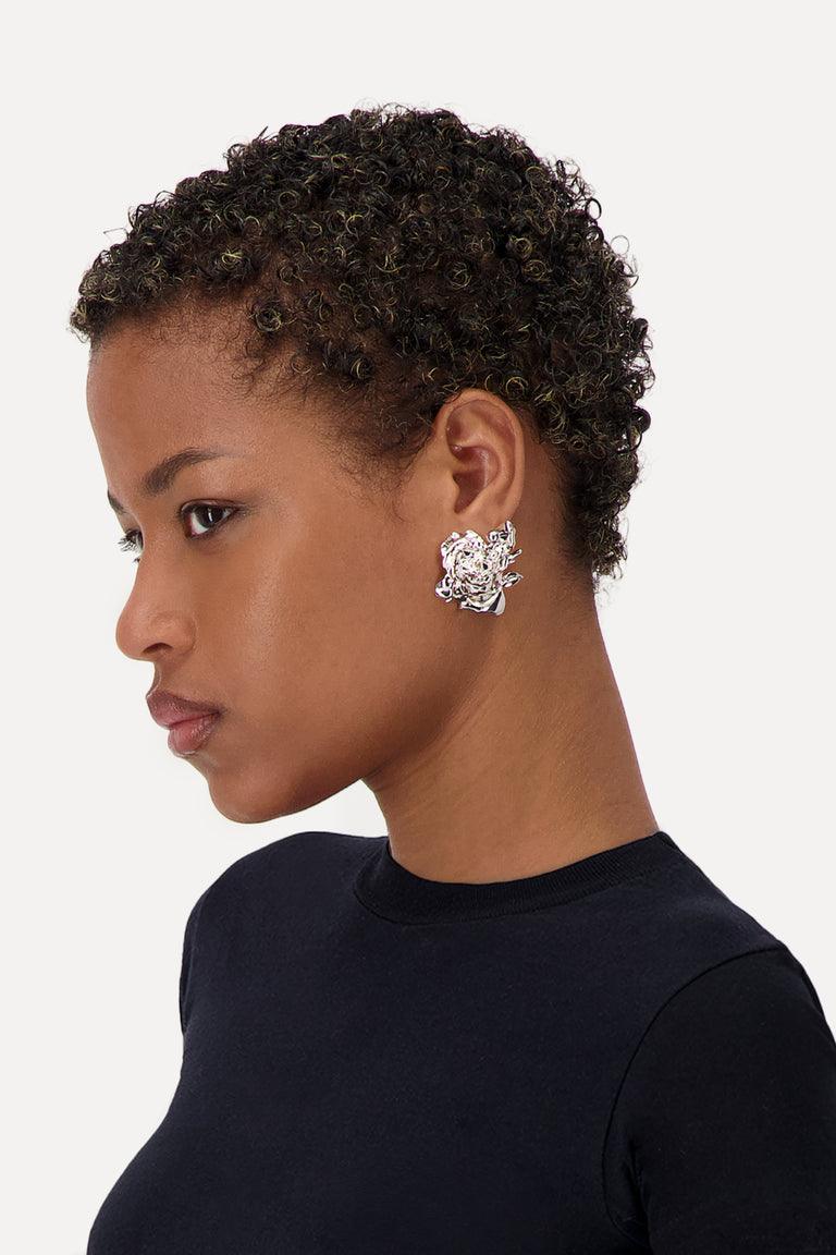 Juliet palladium earrings