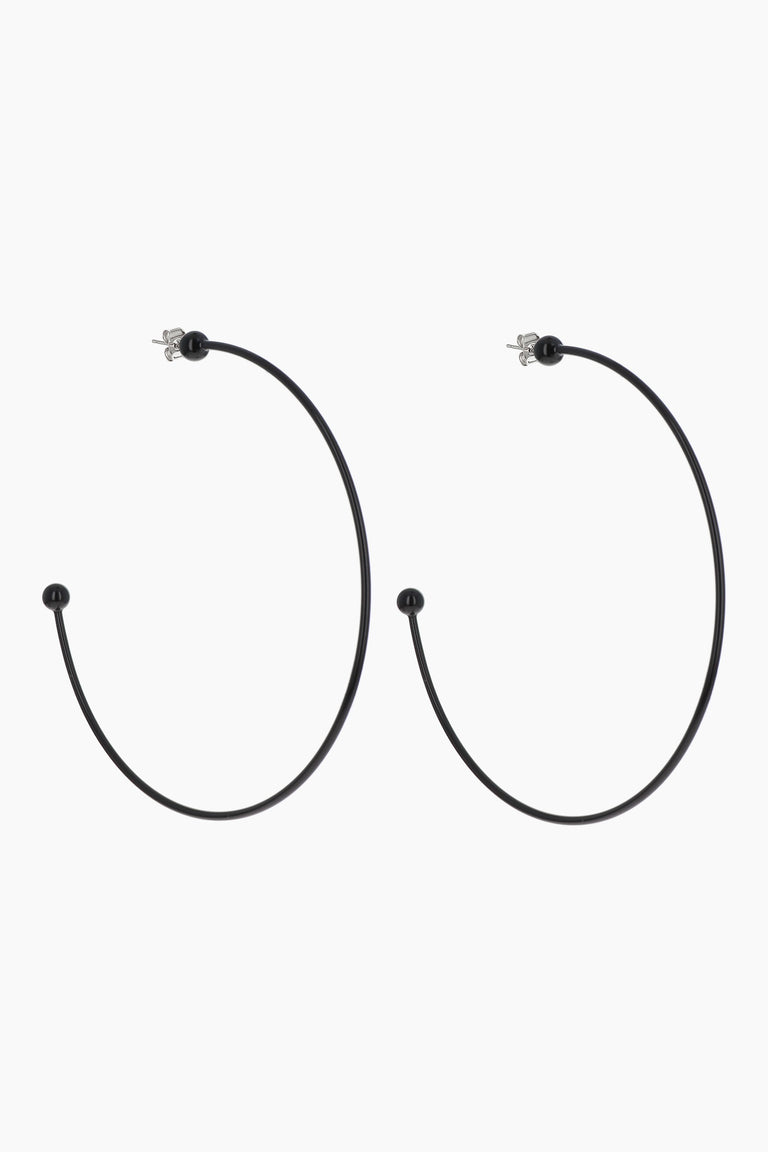 Justin Black Earrings