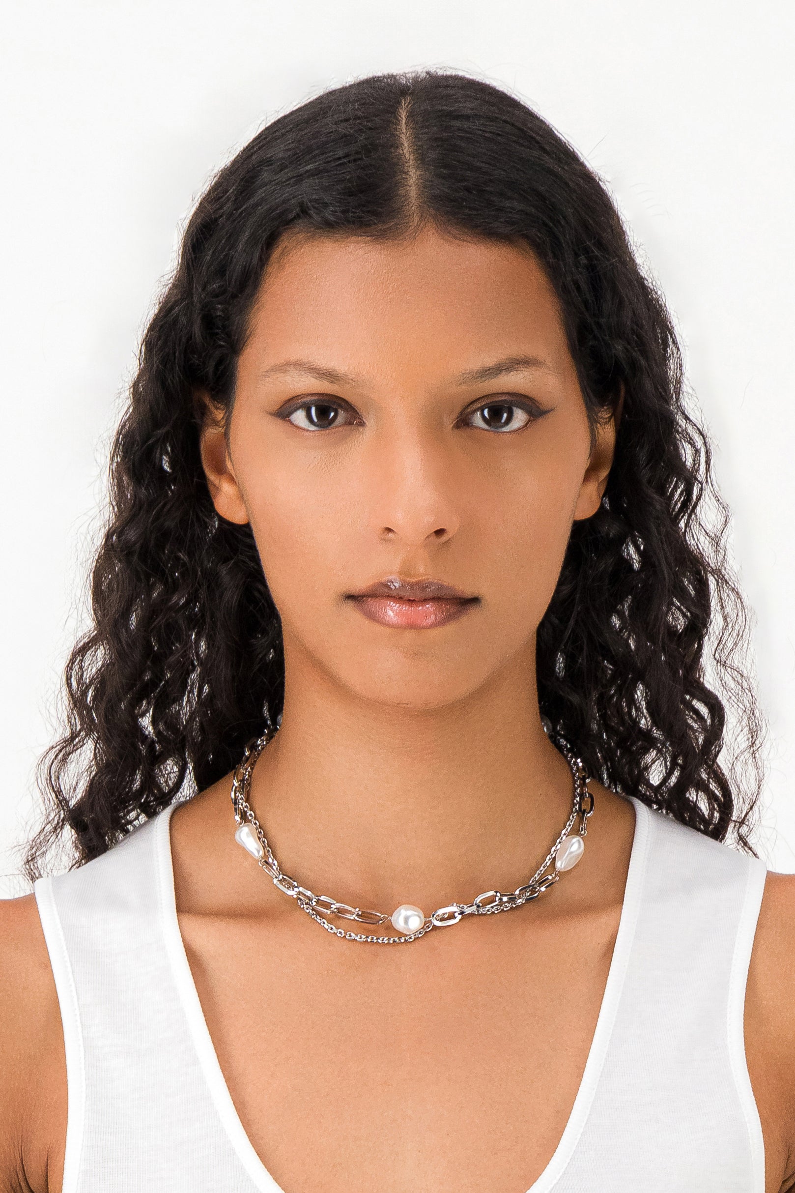 Justine Clenquet necklace w pearl buy