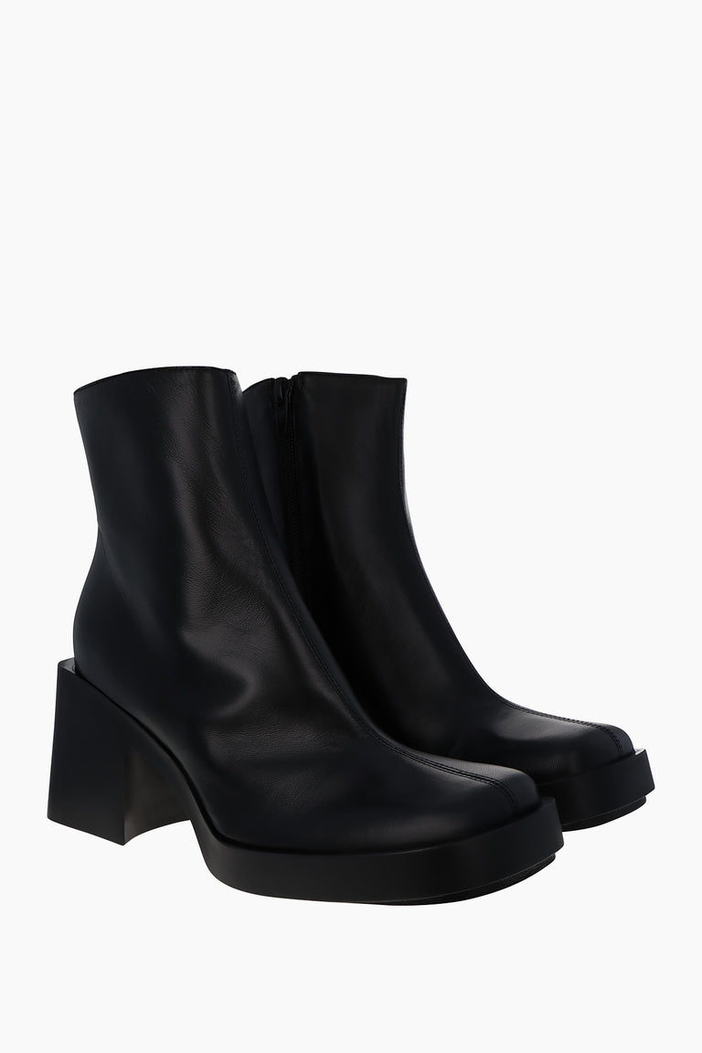 Milla black ankle boots