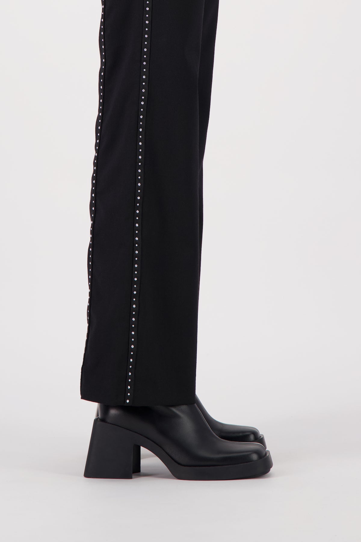 Milla black ankle boots