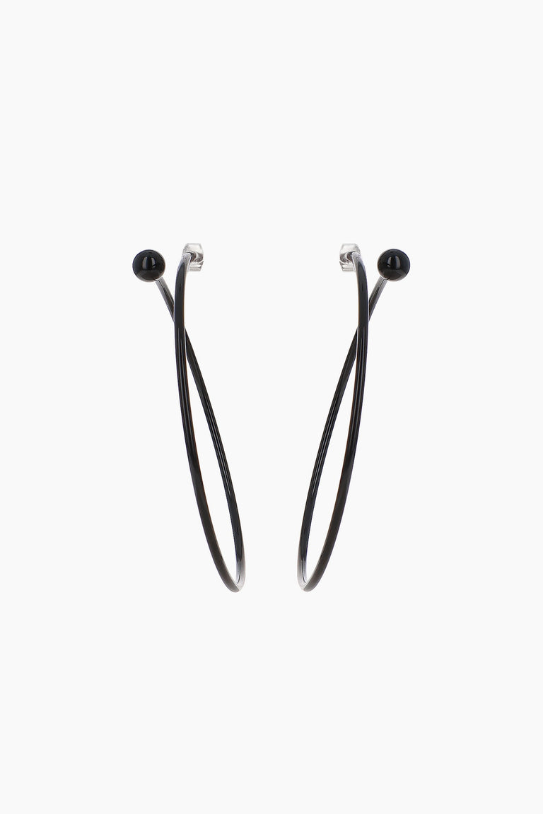 Boucles d'oreilles Marfa noir