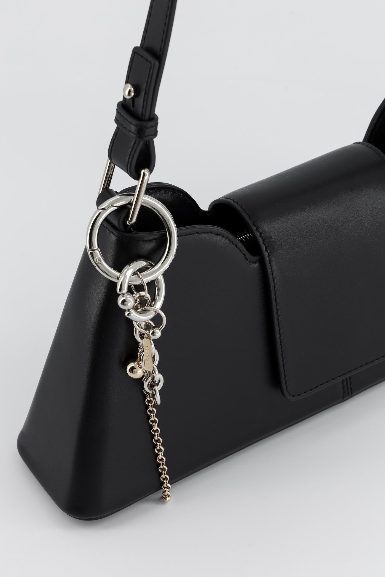 Marla Black Bag + Lewis keychain