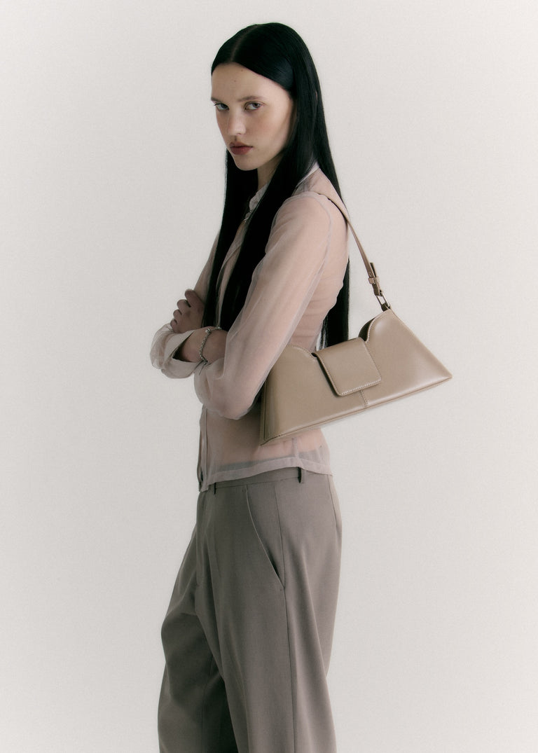 Marla Sand Patent Bag