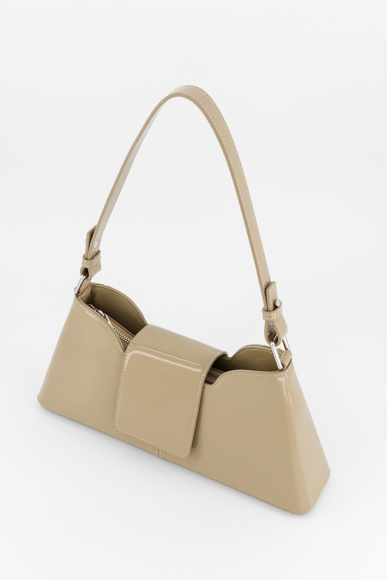 Marla Sand Patent Bag