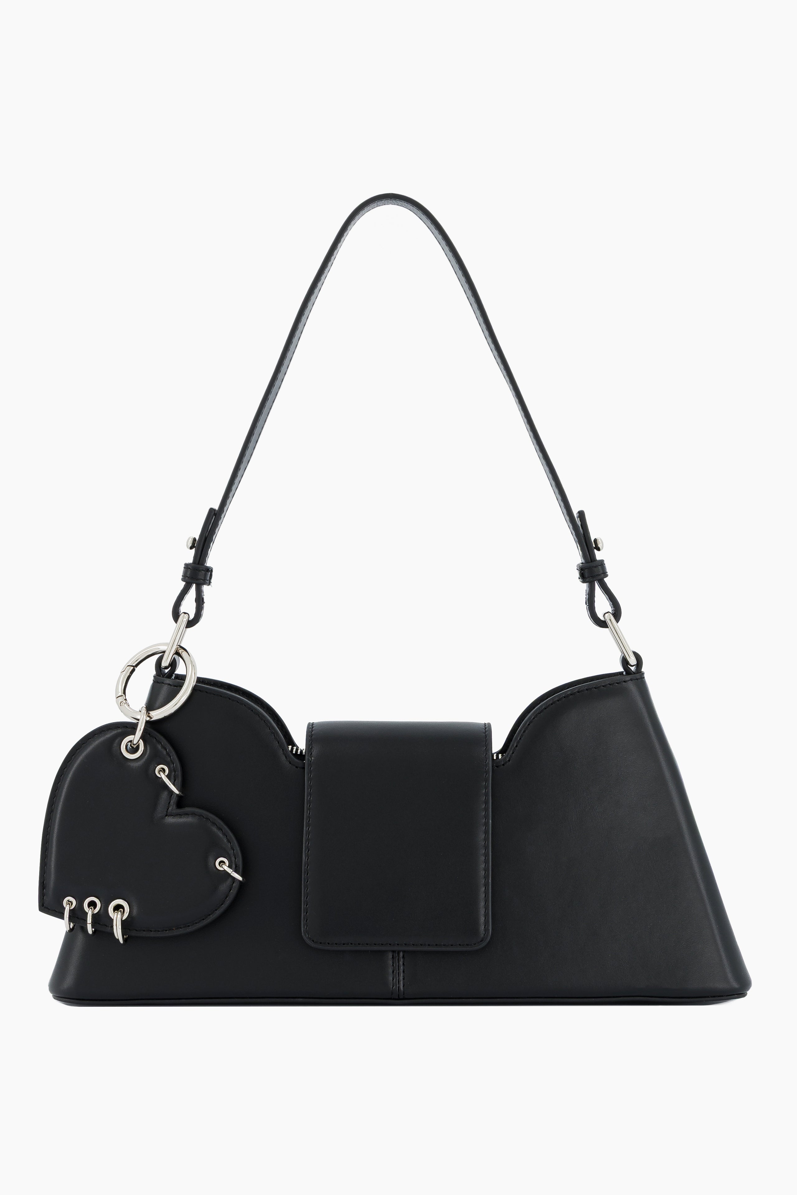 Marla Black Bag + Heart keychain