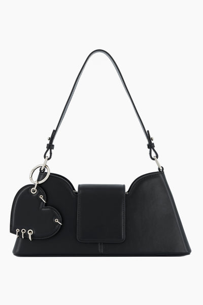Justine Clenquet - Marla Black Bag + Heart keychain