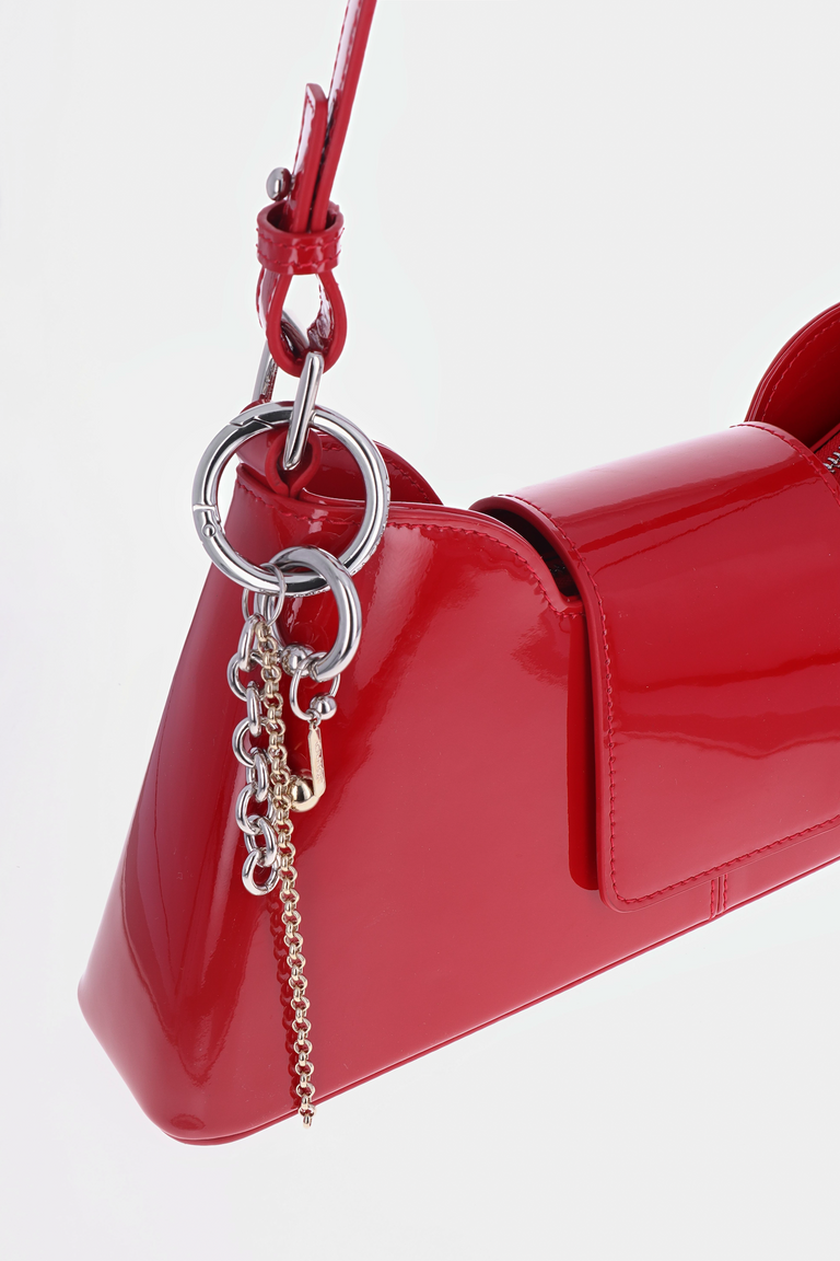 Marla Red Lipstick Bag + Lewis keychain