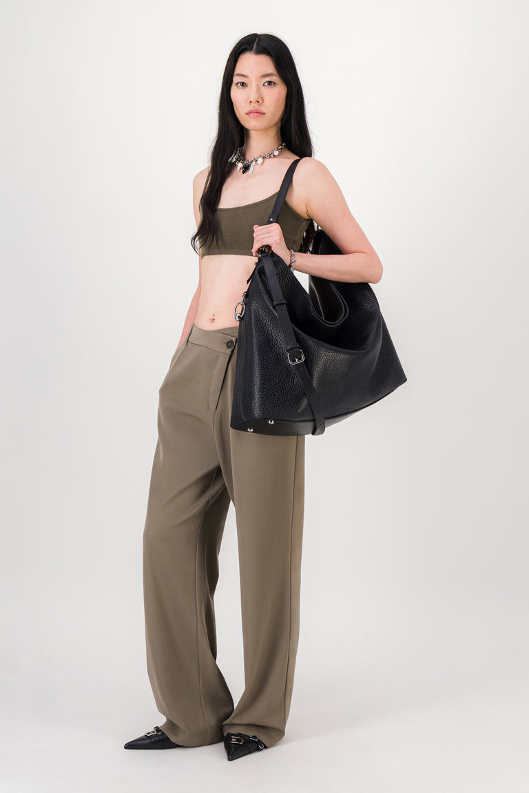Marla grained weekender bag