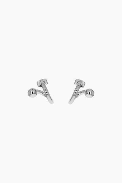 Justine Clenquet - Mel silver earrings