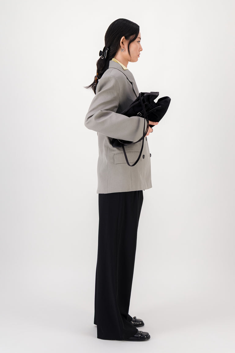 Sidney black suede bag