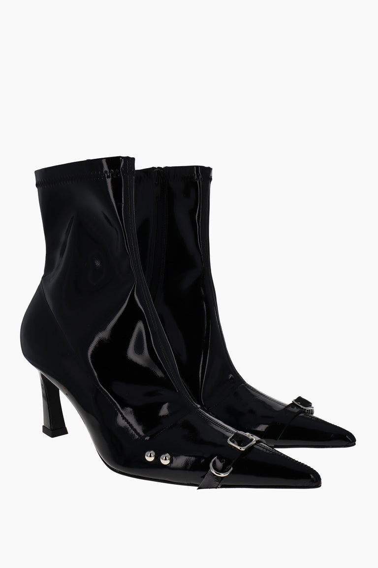 Patti black patent Boots