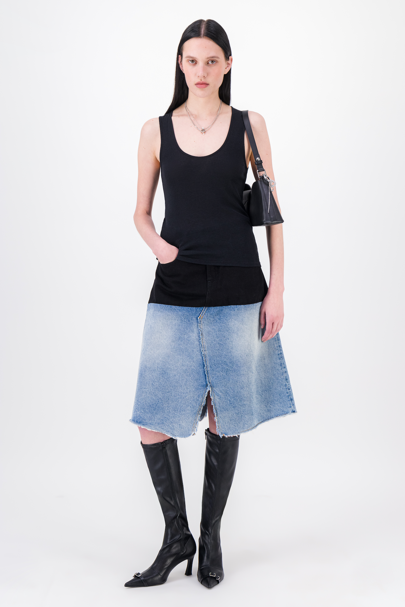 Patti Black High Boots