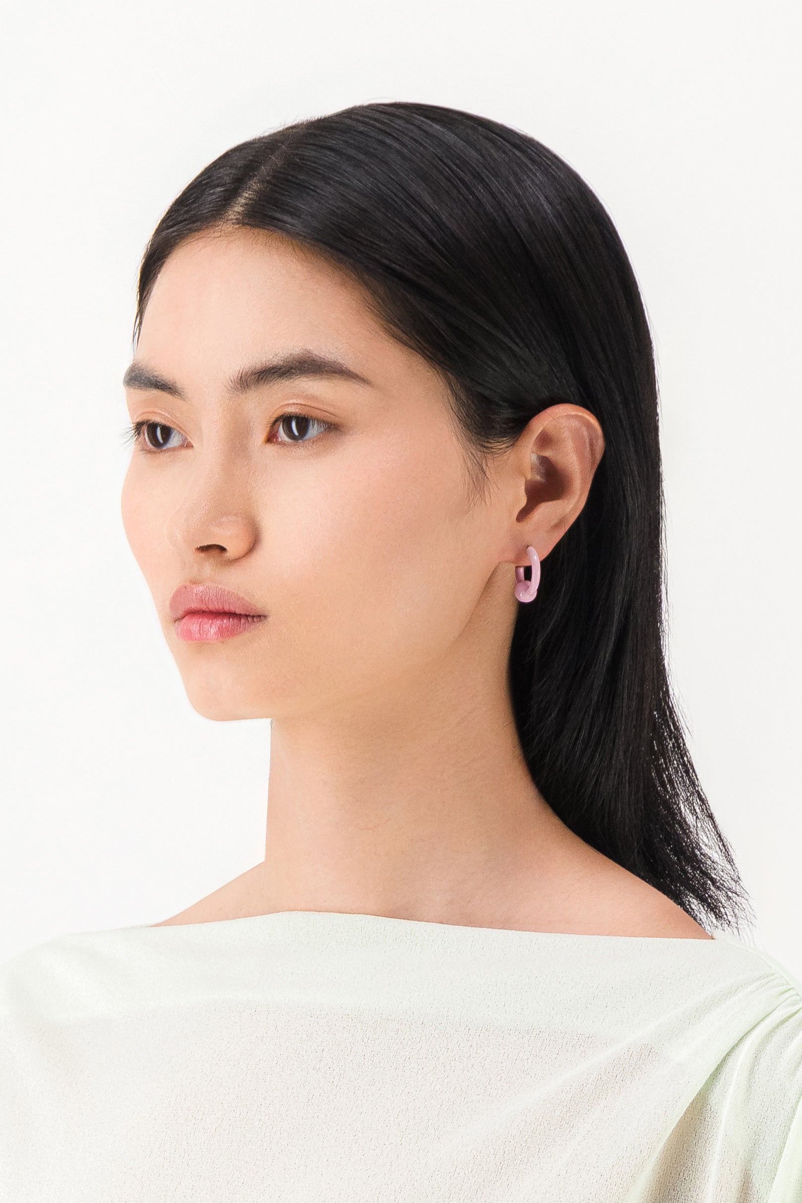 Boucles d’oreilles Sam rose 