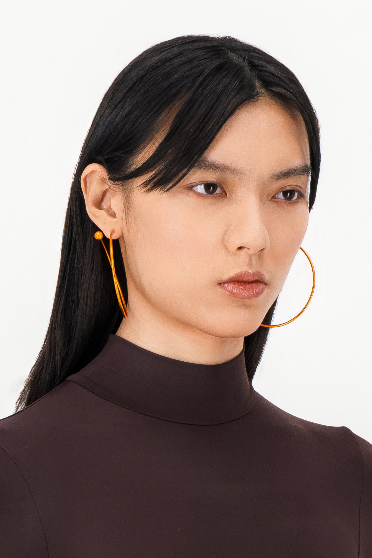 Marfa varnished earrings